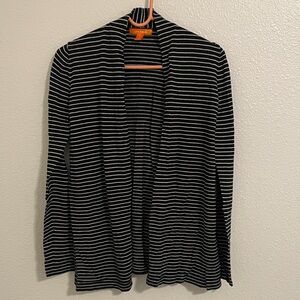 Joe Fresh Black and White Striped Garment